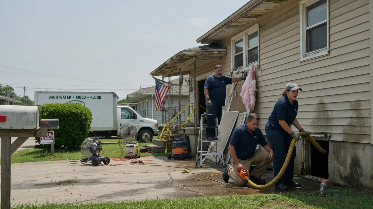 Water Damage Repair in Duck Hill, MS near me